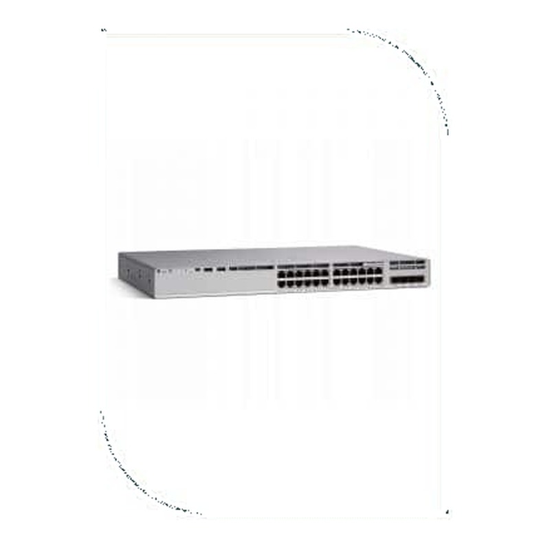 Cisco C9300L-24P-4G-E Catalyst 9300 Switch, 24 x 1G PoE+ ports, 4 x 1G SFP fixed uplinks, Network Essentials