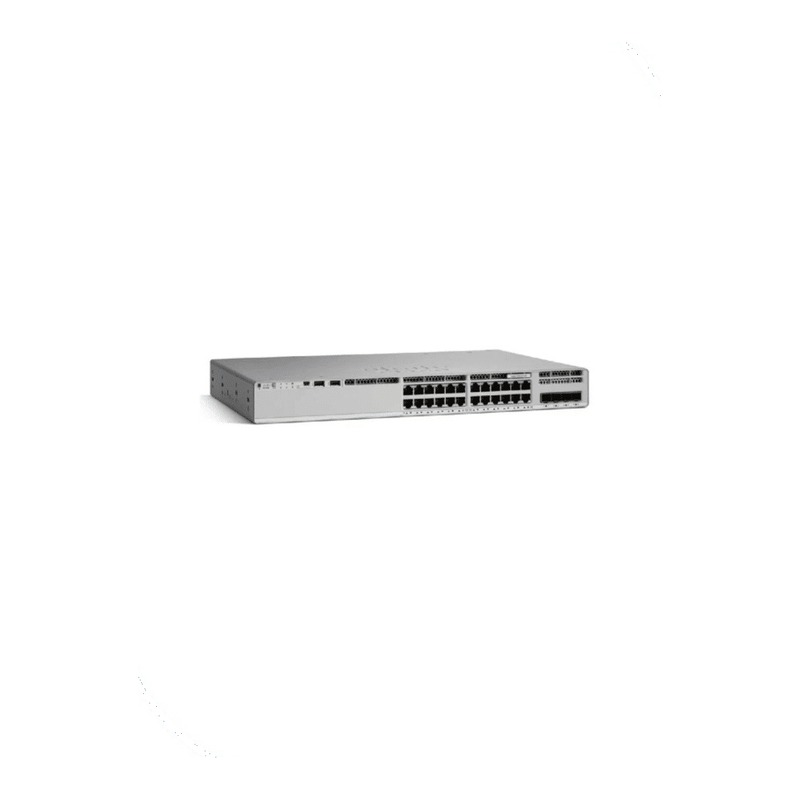 Cisco C9200L-24T-4G-A Catalyst 9200 Switch, 24 x 1G copper data ports, 4 x 1G SFP fixed uplinks, Network Advantage