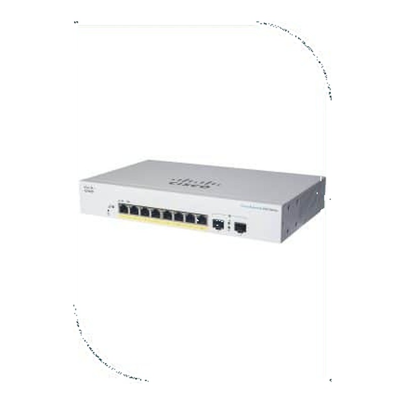 Cisco CBS220-8T-E-2G-EU Business 220 Smart Switch, 8 x 10/100/1000 ports, 2 x Gigabit SFP