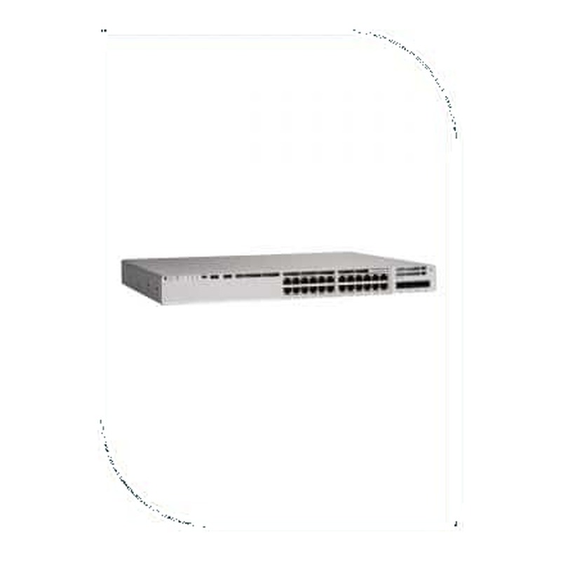 Cisco C9200L-24T-4X-E Catalyst 9200 Switch, 24 x 1G copper data ports, 4 x 10G SFP+ fixed uplinks, Network Essentials
