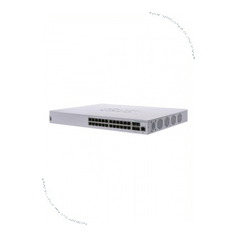 Cisco CBS350-24XS-EU Business 350 Managed Switch, 24 x 10 Gigabit SFP+, 4 x 10 Gigabit copper ports (combo with 4 x SFP+)
