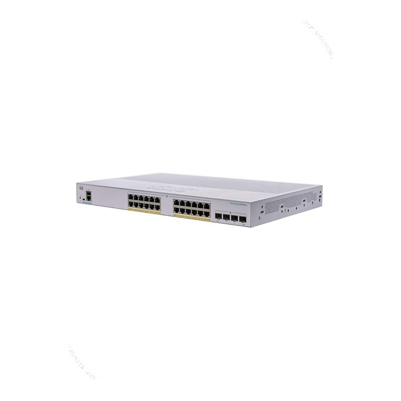Cisco CBS350-24S-4G-EU Business 350 Managed Switch, 24 Gigabit SFP, 2 Gigabit copper/SFP combo + 2 Gigabit SFP