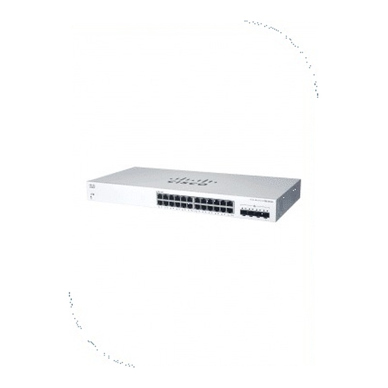 Cisco CBS220-24T-4X-EU Business 220 Smart Switch, 24 x 10/100/1000 ports, 4 x 10G SFP+