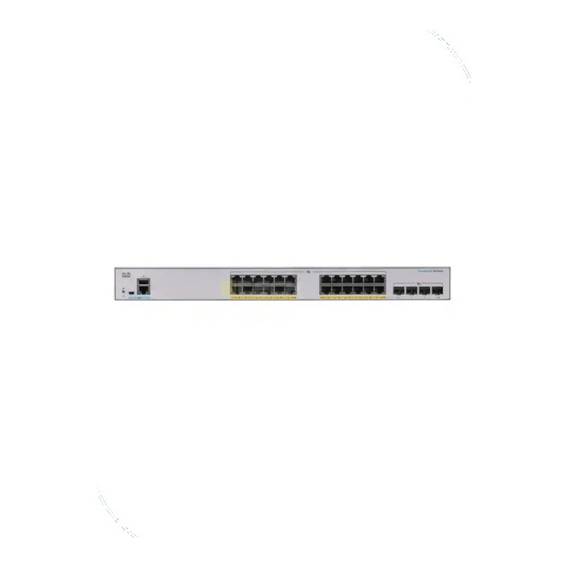 Cisco CBS250-24P-4X-EU Business 250 Smart Switch, 24 10/100/1000 PoE+ ports with 195W power budget, 4 10 Gigabit SFP+