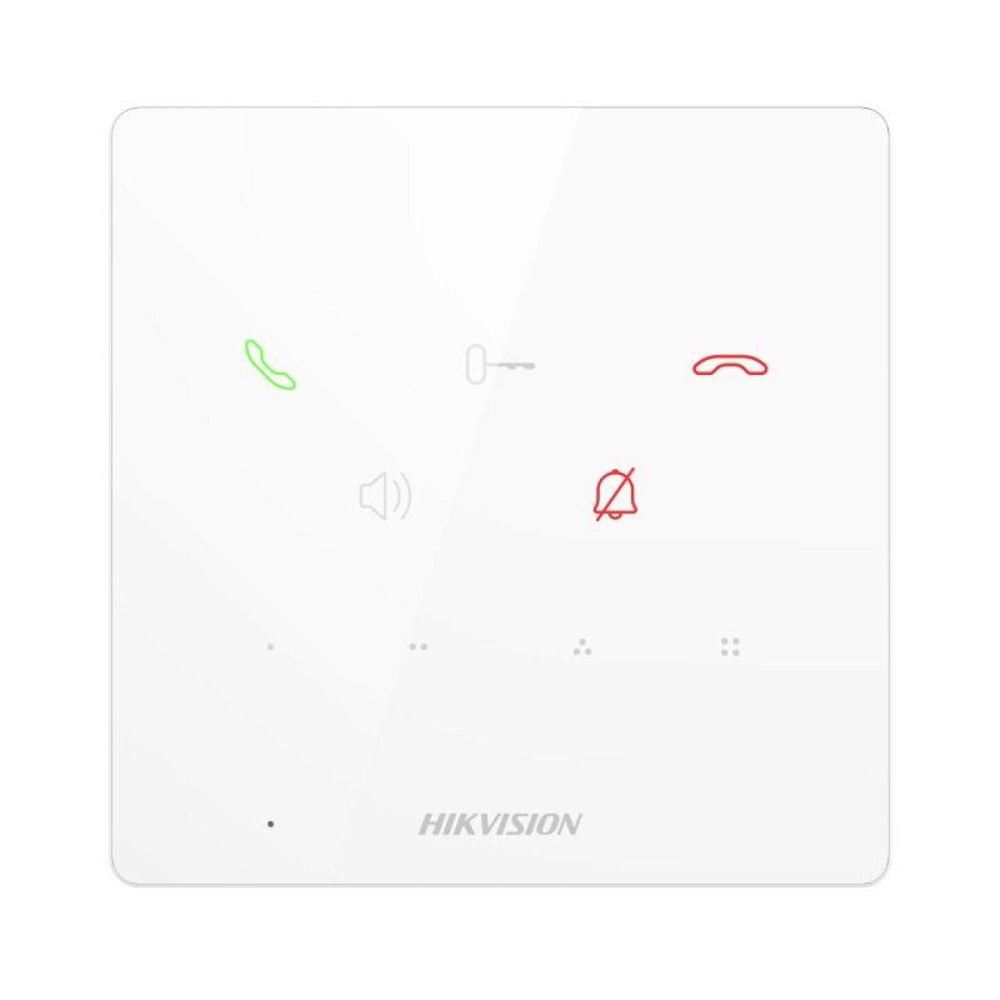 Hikvision DS-KH6000-E1/White KH60 Series Indoor Station