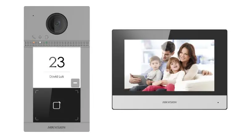 Hikvision IP Video Intercom Kit 4 Port POE Switch