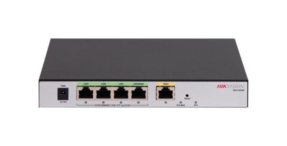 Hikvision DS-3WG105GP-SI All in One 5 Port PoE Router
