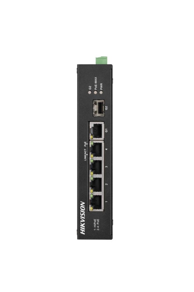 Hikvision DS-3T0306HP-E/HS 4 Port Fast Ethernet Unmanaged Harsh POE Switch