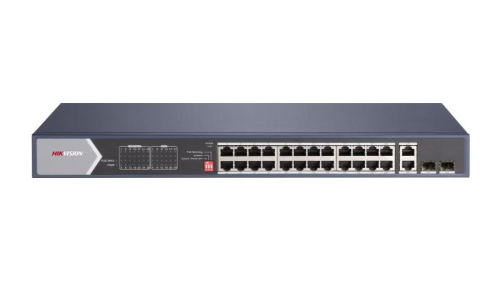 Hikvision DS-3E0528HP-E 24 Port Gigabit Unmanaged POE Switch