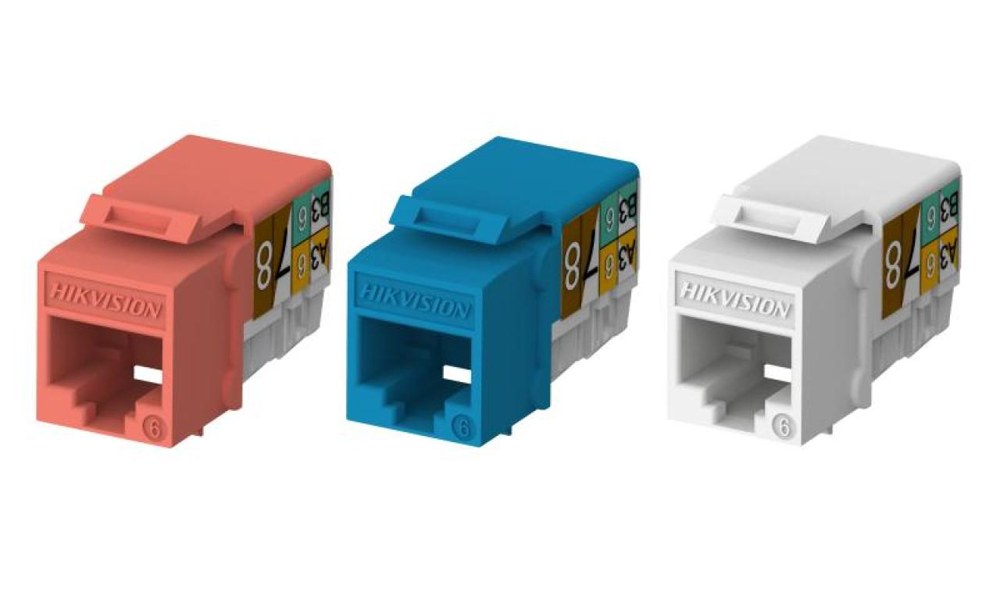 Hikvision DS-1CK6U90T Cat6 Unsheilded 90° Punch Down Keystone Jack
