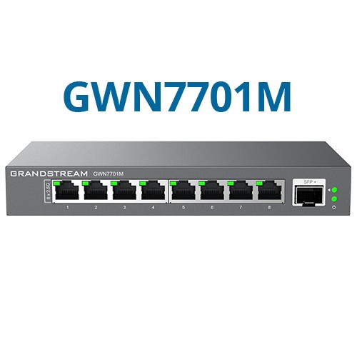 Grandstream GWN7701M 8-Port 2.5G Multi-Gigabit Unmanaged Switch with SFP+