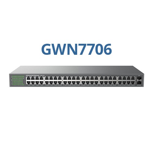 Grandstream GWN7706 48-Port Gigabit Unmanaged Switch with 2 SFP