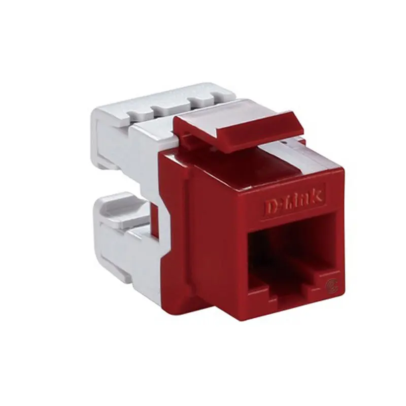 D-Link Cat6 UTP Keystone Jacks (RED)