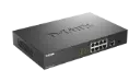 D-Link 8-Port Gigabit Unmanaged PoE Switch With 1 Port Gigabit For Uplink and 1 Port SFP, With 125W PoE Power Budget