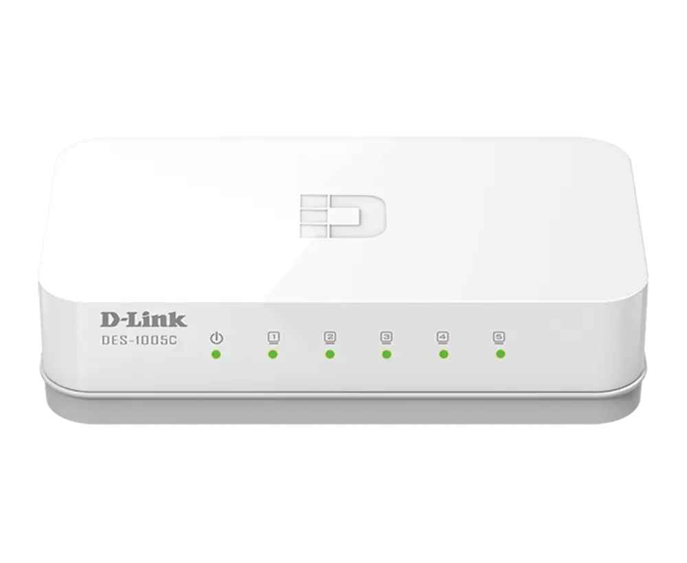 D-Link 5-Port 10/100 Mbps Fast Ethernet Unmanaged Switch