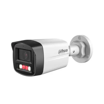 Dahua 4MP Entry Smart Dual Light Fixed-Focal Bullet Network Camera Built in Mic