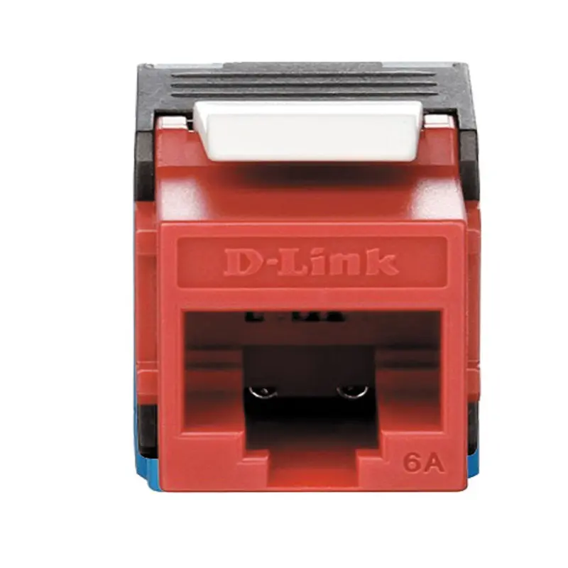 D-Link RJ CAT6A KEYSTONE JACKS (RED)
