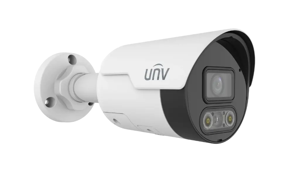 Uniview 8MP ColorHunter Fixed Dual-light Bullet Network Camera Built-in mic and speaker