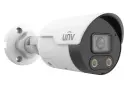 Uniview 8MP HD Intelligent Light and Audible Warning Fixed Bullet Network Camera Built-in Mic and Speaker