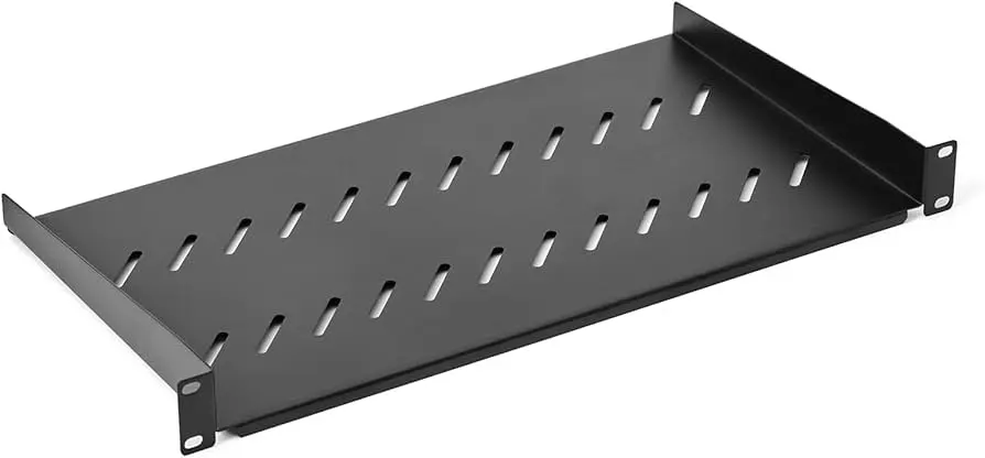 1U Rack Shelf Rack Mount Tray Network Cabinet and Equipment Rack
