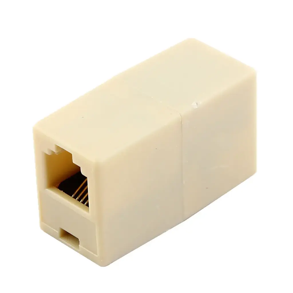 RJ11 Jack Socket Telephone Cable Inline Connector Adaptor Coupler