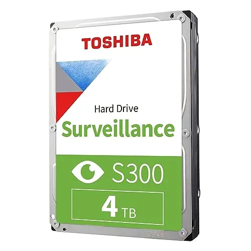 Toshiba S300 4TB Internal Surveillance Hard Drive, 3.5''