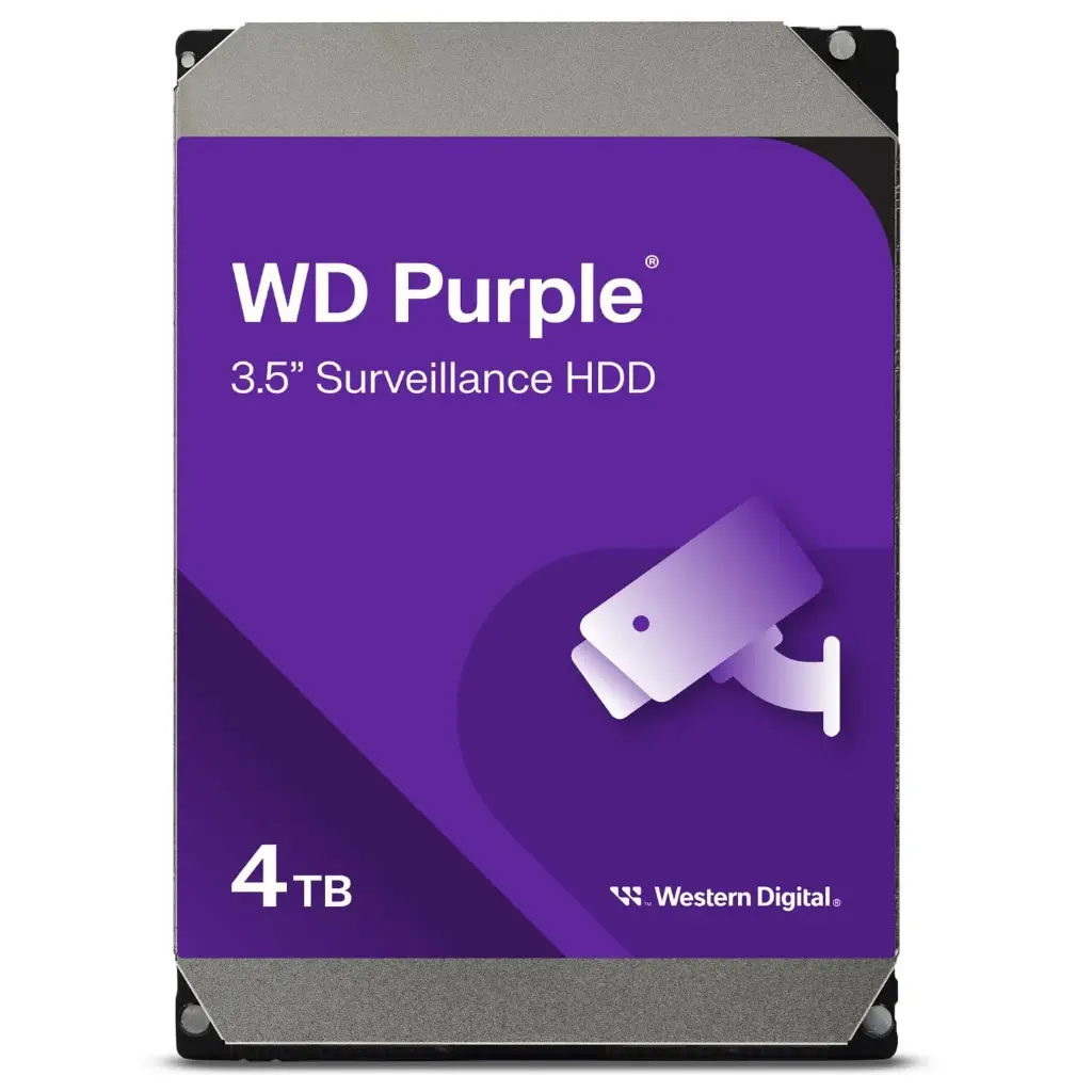 WD Purple 4TB Surveillance Hard Drive 