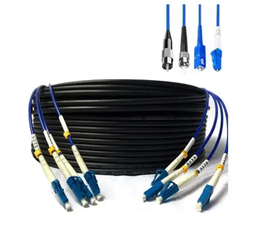 Cornning Fiber Cable Break Out 4 Core SM 9/125 Single Mode