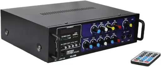 [KA-999] Inter Sound Amplifier Black 999 60W