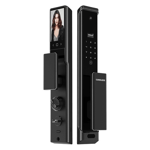 [CL-MARS] Cordless - MARS Doors Smart Lock External Camera, Internal Screen 3D Face Recognition