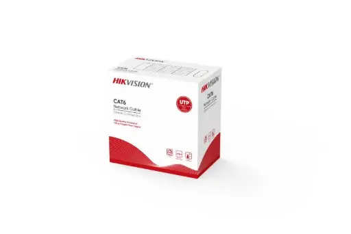 [DS-1LN6-UU] Hikvision 305 m CAT6 UTP Network Cable (Solid Copper, 0.565 mm, CM)