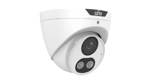 [IPC3615SE-ADF28KM-WL-I0] Uniview 5MP ColorHunter Fixed Warm Light Turret Network Camera Built-in mic