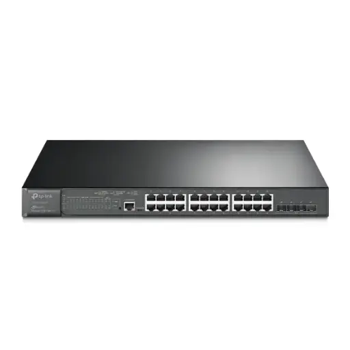 [TL-SG3428XMP] TP-Link TL-SG3428XMP JetStream 24-Port Gigabit and 4-Port 10GE SFP+ L2+ Managed Switch with 24-Port PoE+
