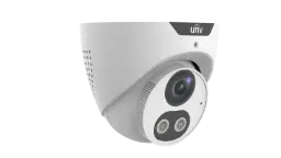 [IPC3618SB-ADF28KMC-I0] Uniview 8MP Tri-Guard Fixed Dual-light Turret Network Camera Built-in mic and speaker