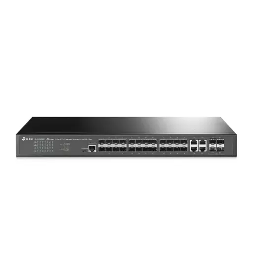 [TL-SG3428XF] TP-Link TL-SG3428XF JetStream 24-Port SFP L2+ Managed Switch with 4 10GE SFP+ Slots