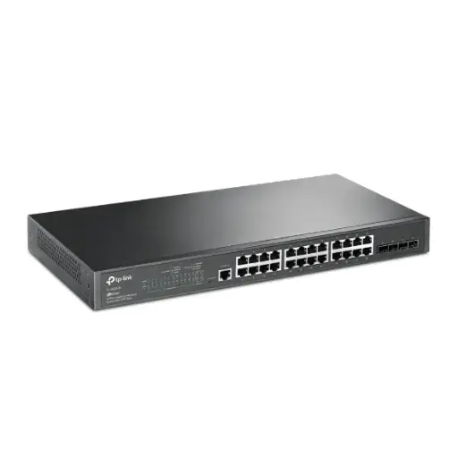 [TL-SG3428] TP-Link TL-SG3428 JetStream 24-Port Gigabit L2 Managed Switch with 4 SFP Slots