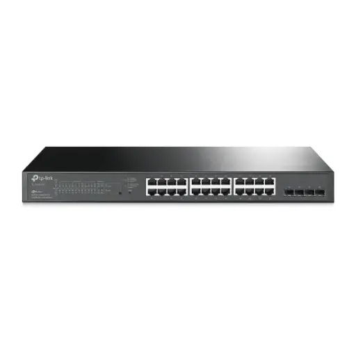 [TL-SG2428P] TP-Link TL-SG2428P JetStream 28-Port Gigabit Smart Switch with 24-Port PoE+