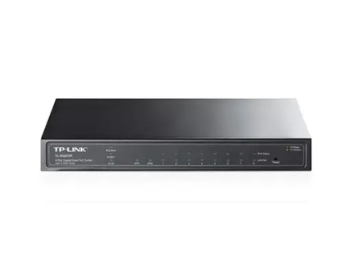 [TL-SG2210P] TP-LINK 8-Port Gigabit Smart PoE Switch with 2 SFP Slots