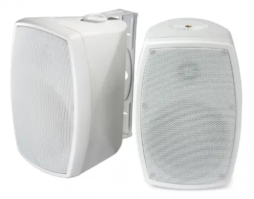 [Inter 20W Outdoor White] Inter Sound 20W 100V 80HM Wall Speaker - White