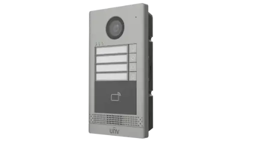 [OEU-202S-HMK4] Uniview Villa Door Station (IC Card,4 Keypads)