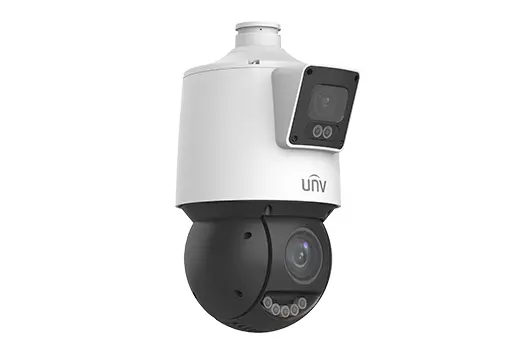 [IPC94144SFW-X25-F40C] Uniview 4MP+4MP 25X ColorHunter MultiView Dual-Light Network PTZ Camera Supports Sound and Light Warning