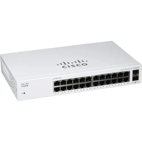 [CBS110-24T-EU] Cisco CBS110-24T CBS110 Unmanaged 24-port GE, 2x1G SFP Shared
