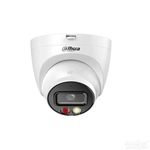 [IPC-HDBW1239V-A-IL] Dahua Smart Dual Light 2MP Audio IP Camera CCTV Dome Vandalproof Indoor