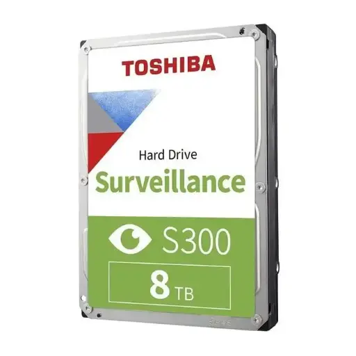 [8TB TOSHIBA] Toshiba S300 8TB Internal Surveillance Hard Drive, 3.5''