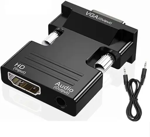 [HDMI To VGA] Converter HDMI to VGA For PC Laptop To HDTV Projector