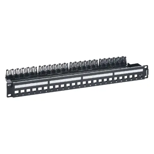 [Patch Panel 24 Unloaded] Legrand Patch Panel 24-Port Cat6 Unloaded