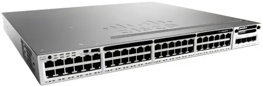 [WS-C3850-48P-S] Cisco Catalyst Switch 3850 Series 48Port + 4 SFP Port 1100W
