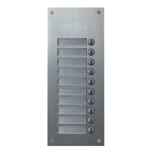[DR-10US] 10 Buttons Audio Outdoor Aluminum Slave Panel