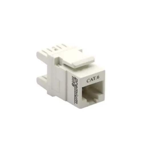 [Premium Line Keystone] Premium Line 180° Unshielded Keystone Jack, Dual Type IDC