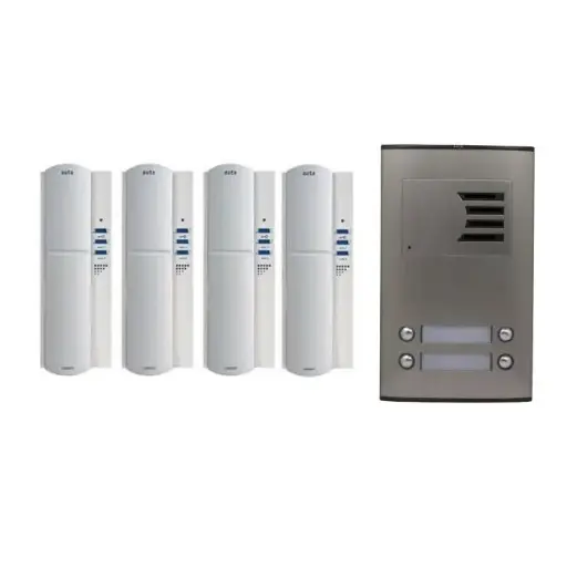 [KIT 4 LINE] Auta Audio Intercom KIT 4 LINE
